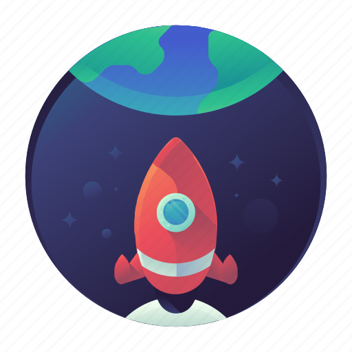 Earth, space, space ship, startup, travel icon - Download on Iconfinder
