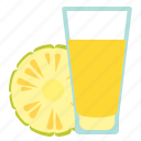 pineapple, fruit, juice, drink