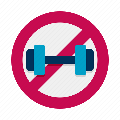 Equipment, no, workout icon - Download on Iconfinder