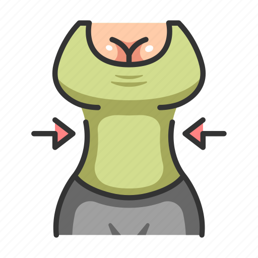 Body, diet, exercise, fitness, slim, waist, woman icon - Download on Iconfinder