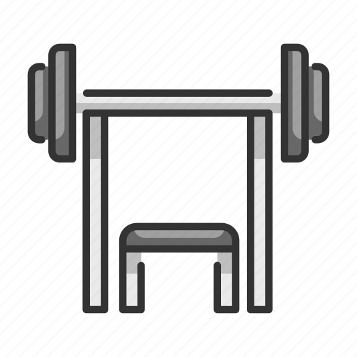 Bench, exercise, fitness, gym, press, sports, weightlifter icon - Download on Iconfinder