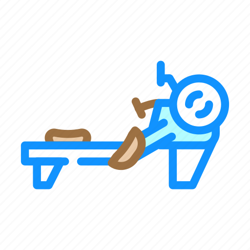 Rowing, machine, fitness, gym, sportive, equipment icon - Download on Iconfinder