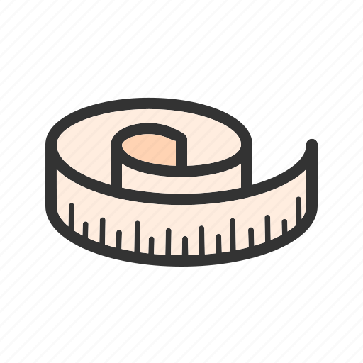 Length, measure, measurement, meter, tape, work, yellow icon - Download on Iconfinder