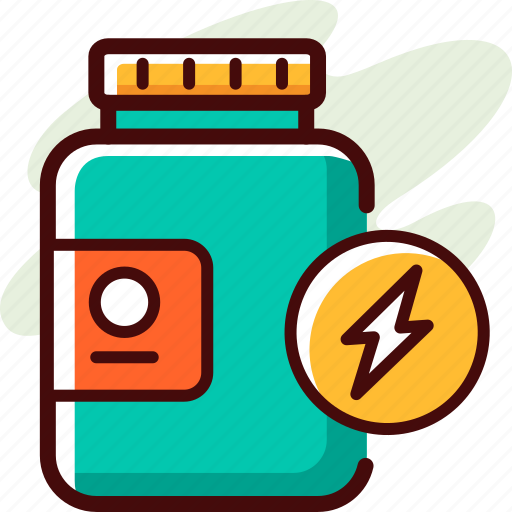 Energy, fitness, gain, protein, supplement icon - Download on Iconfinder