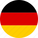 circle, country, emblem, flag, germany, national