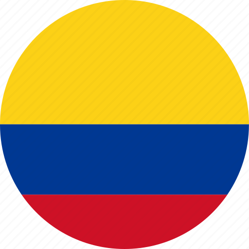 Circle, colombia, country, emblem, flag, national icon - Download on Iconfinder