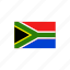 country, flag, national, south africa 