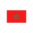 country, flag, maroco, national 