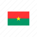burkina faso, country, flag, nation, national 