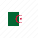 algeria, country, flag, national 