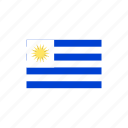 country, flag, national, uruguay 