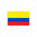 colombia, country, flag, national 