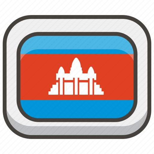 Cambodia, flag icon - Download on Iconfinder on Iconfinder
