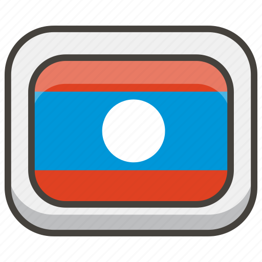 Flag, laos icon - Download on Iconfinder on Iconfinder