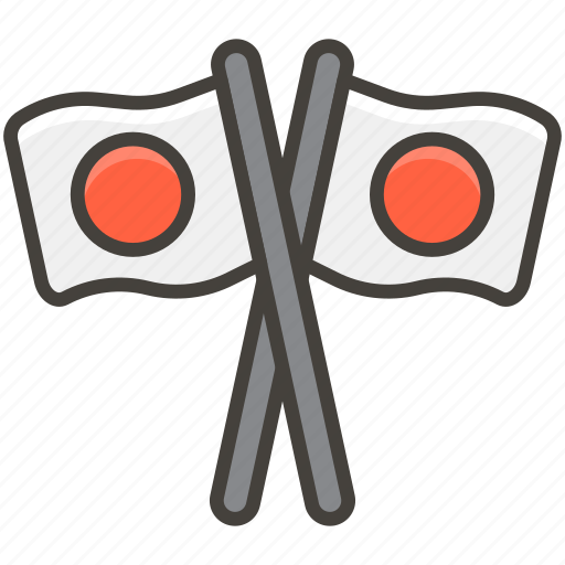 Crossed, flags icon - Download on Iconfinder on Iconfinder