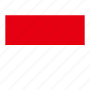 flag, flags, indonesia 