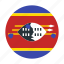 swaziland, flag. 