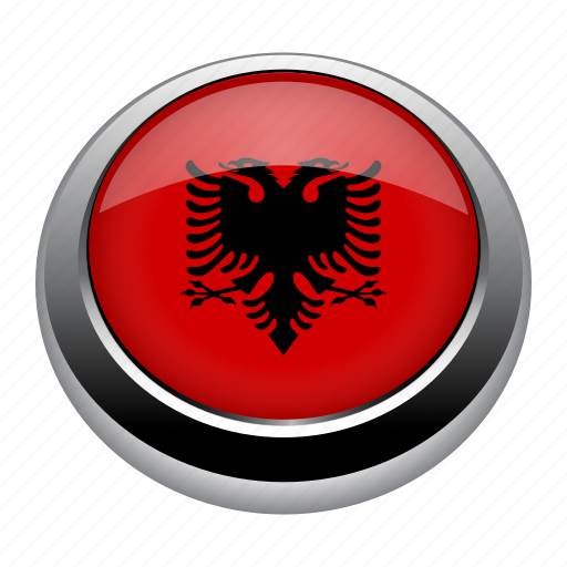 Albania, badge, country, flag, nation, national icon - Download on Iconfinder