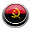 angola, badge, country, flag, nation, national 