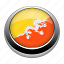 badge, bhutan, country, flag, nation, national