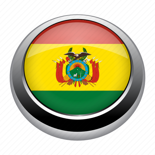 Badge, bolivia, country, flag, nation, national icon - Download on Iconfinder