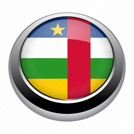 African, badge, central, central african republic, country, flag, republic icon - Download on Iconfinder