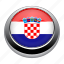 badge, country, croatia, flag, nation 