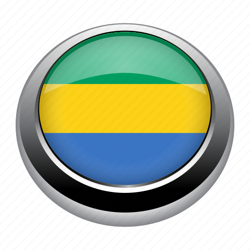 Circle, country, flag, flags, gabon, national icon - Download on Iconfinder