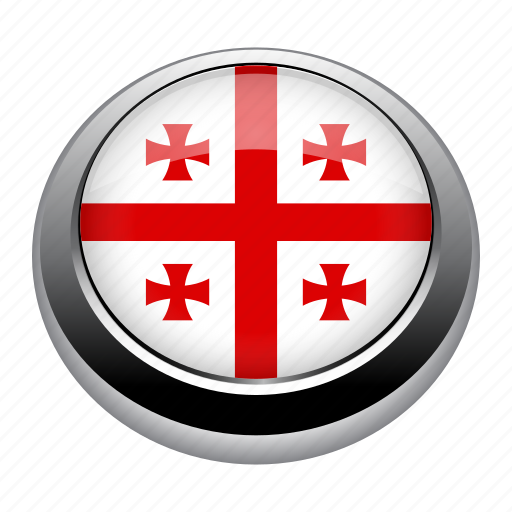 Circle, country, flag, flags, georgia, national icon - Download on Iconfinder
