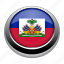 circle, country, flag, flags, haiti, national 