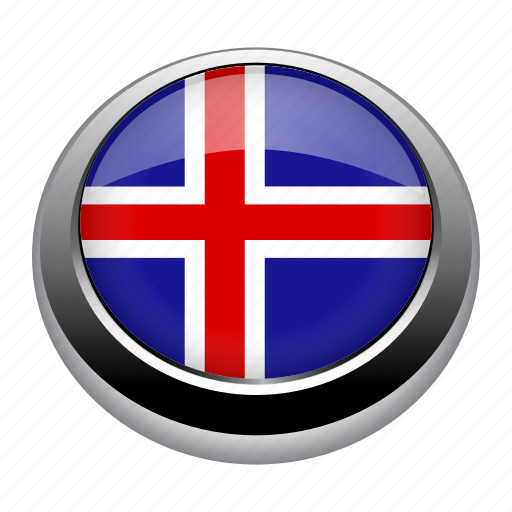 Circle, country, flag, flags, iceland, nation icon - Download on Iconfinder
