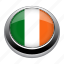 circle, country, flag, flags, ireland, national 