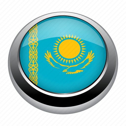 Circle, country, flag, flags, kazakhstan, nation icon - Download on Iconfinder