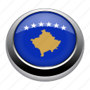 circle, country, flag, flags, kosovo, nation