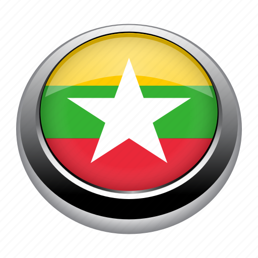 Circle, country, flag, flags, myanmar, nation icon - Download on Iconfinder