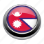 circle, country, flag, flags, nation, nepal 
