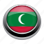 circle, country, flag, flags, maldives, nation 
