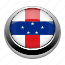 circle, country, flag, flags, nation, national, netherlands antilles