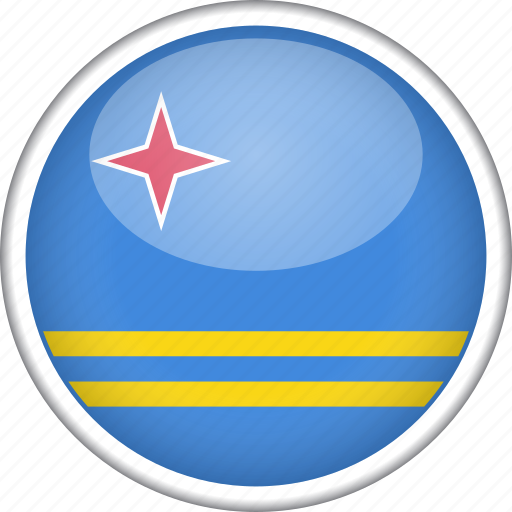 Aruba, circle, country, flag, national icon - Download on Iconfinder