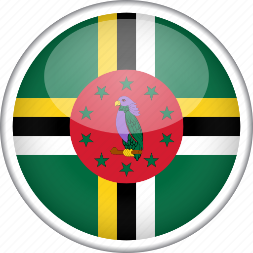 Circle, country, dominica, flag, national icon - Download on Iconfinder