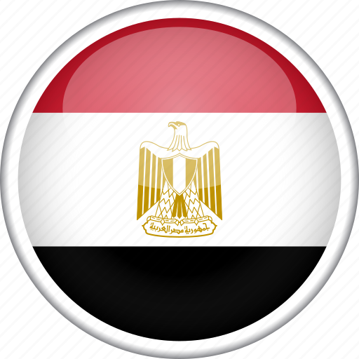 Circle, country, egypt, flag, national icon - Download on Iconfinder