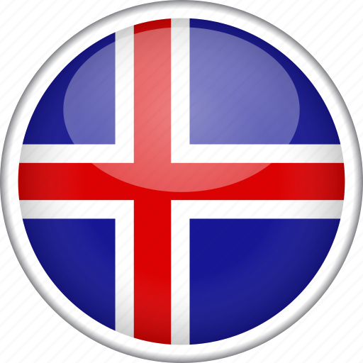 Circle, country, flag, iceland, national icon - Download on Iconfinder