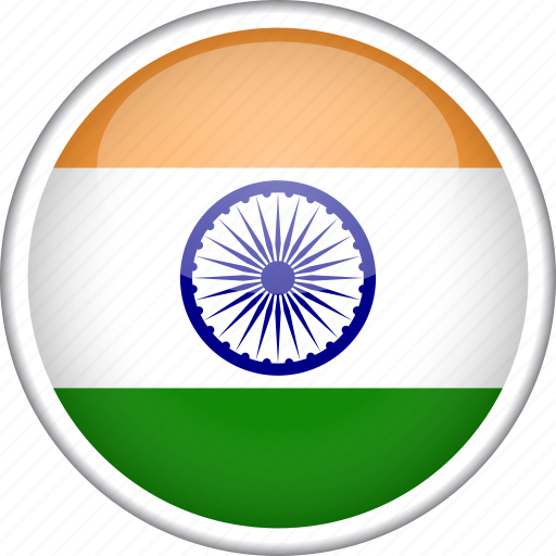 Circle, country, flag, india, national icon - Download on Iconfinder
