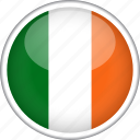 circle, country, flag, ireland, national