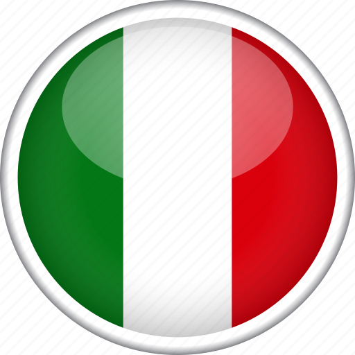 Circle, country, flag, italy, national icon - Download on Iconfinder