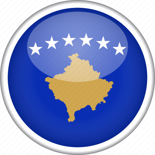 Circle, country, flag, kosovo, national icon - Download on Iconfinder