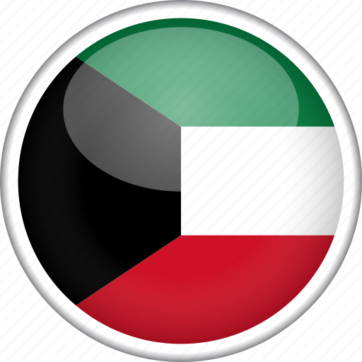 Circle, country, flag, kuwait, national icon - Download on Iconfinder
