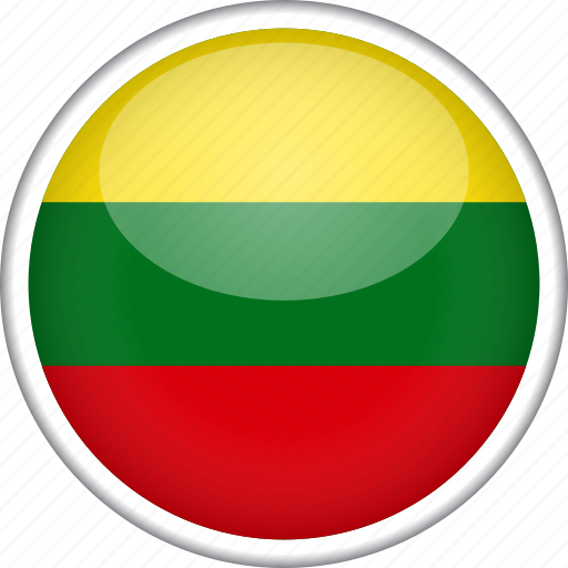 Circle, country, flag, lithuania, national icon - Download on Iconfinder