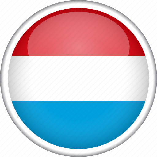Circle, country, flag, luxembourg, national icon - Download on Iconfinder