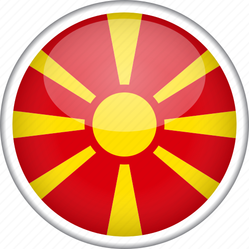 Circle, country, flag, macedonia, national icon - Download on Iconfinder